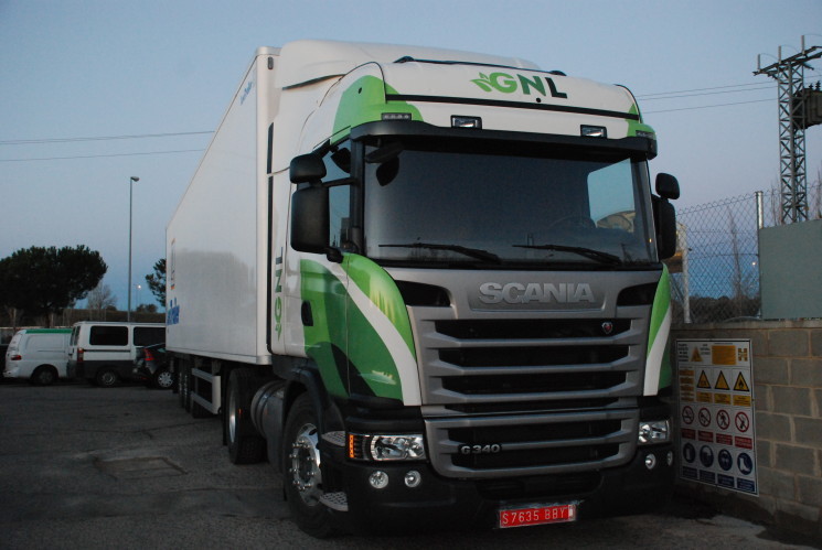 Los vehículos de gas natural de Scania pueden disponer de la caja automática Scania Opticruise.