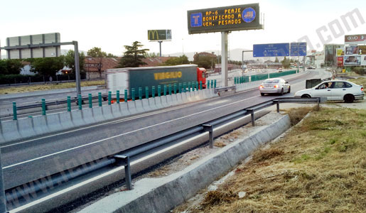 Fomento ha triplicado el presupuesto para el Plan de Desvío de Camiones a las autopistas de peaje.