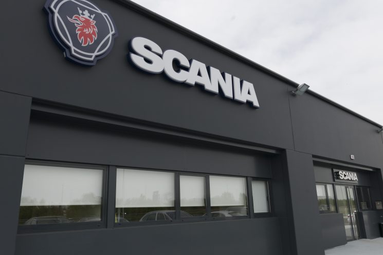 Scania inaugura nuevas instalaciones en Viella Siero, Asturias.