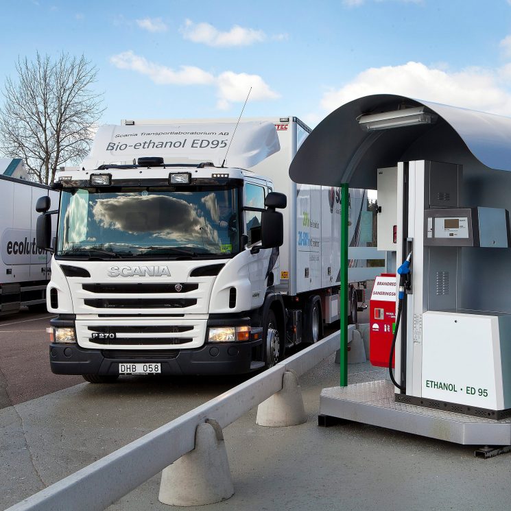Nuevo motor de bioetanol de 13 litros de Scania para la nueva generación de camiones.