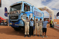 MAN se hace con la victoria en el Rally Oilibia en Marruecos