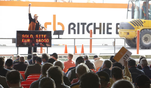Primera subasta en España de Ritchie Bros en 2015