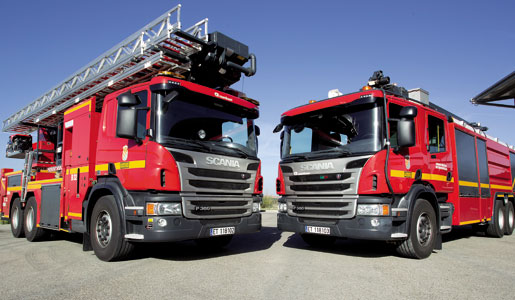 Scania se compromete con el sector de emergencias