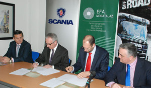 Scania firma un acuerdo para impartir formación profesional