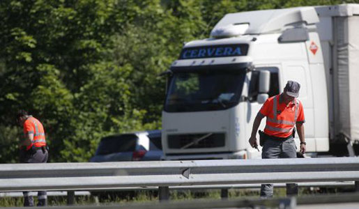 Se confirma, 2.046 euros de multa para la empresa del conductor asesinado en Navarra