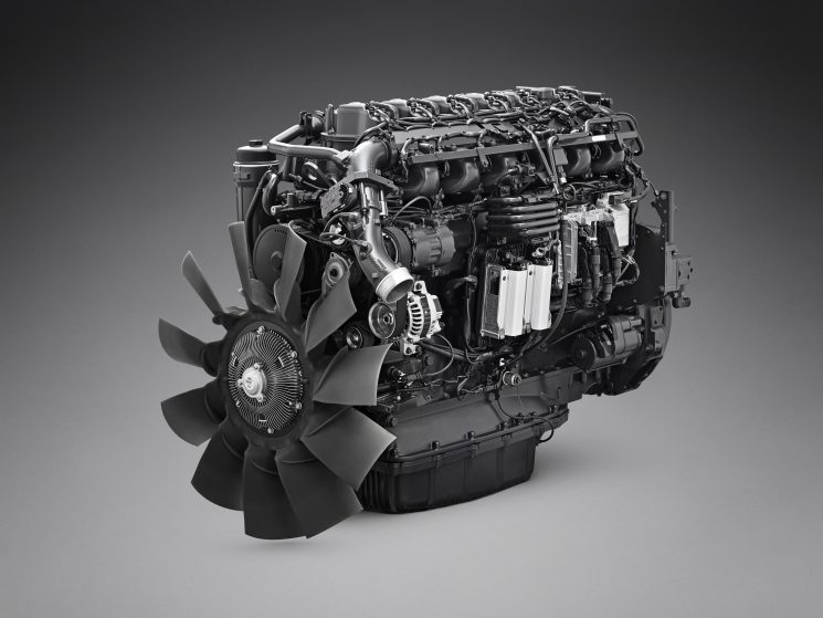Scania presenta un nuevo motor de 13 litros y 410 CV propulsado por gas natural.