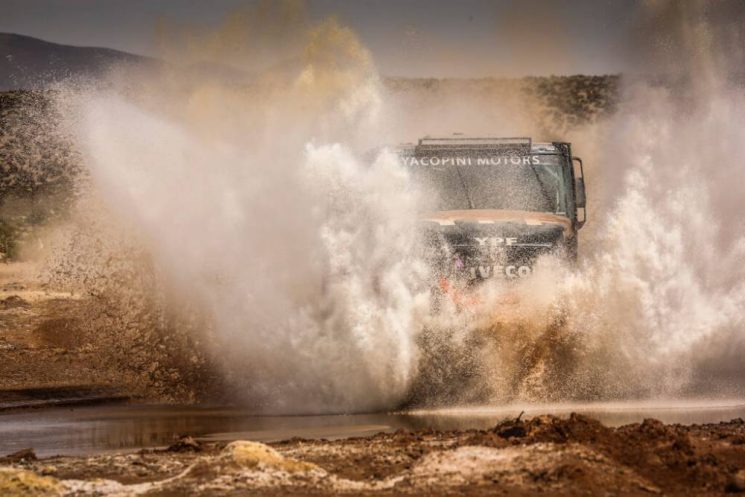 Suspendida la etapa 9 del Dakar 2018 por las malas condiciones climatológicas en el altiplano boliviano.
