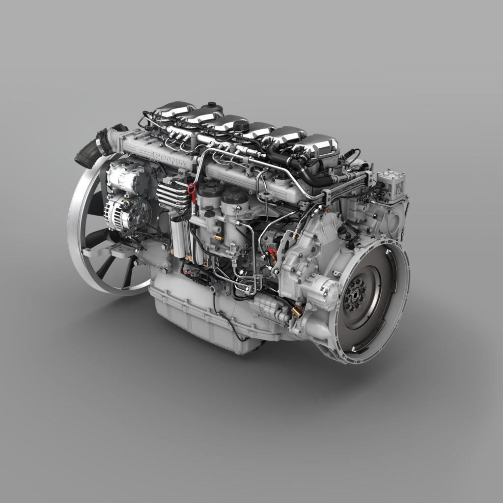 Scania ha mejorado sus motores DC09 y DC13 y ha conseguido un ahorro de combustible extra de hasta un 2%.