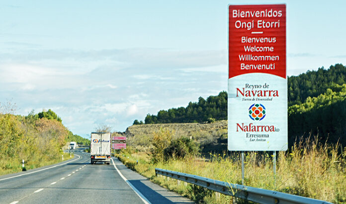 Carretera foral navarra. Restricciones Navarra