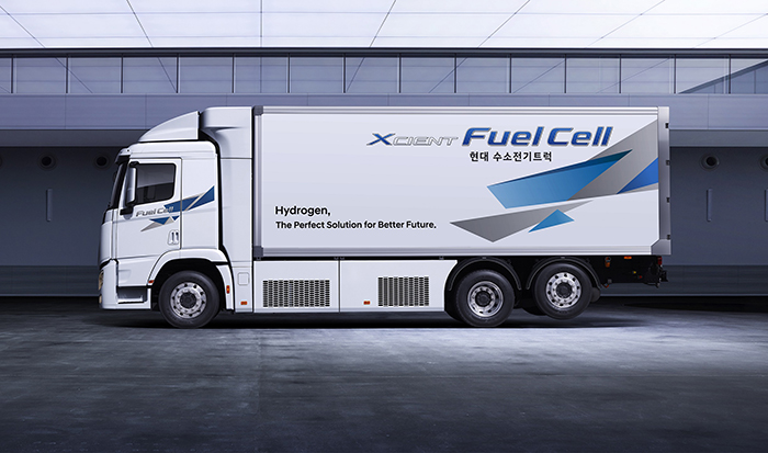 Camión de hidrógeno de Hyundai en pruebas en Suiza