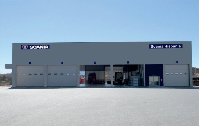 Instalaciones del concesionario Scania Hispania Almeria Norte