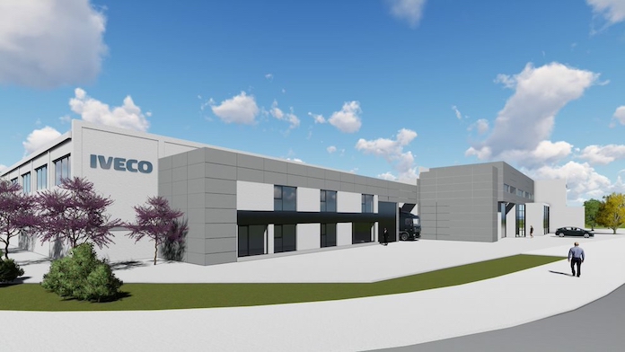 Imagen de cómo serán las nuevas instalaciones de IVECO en Valladolid.