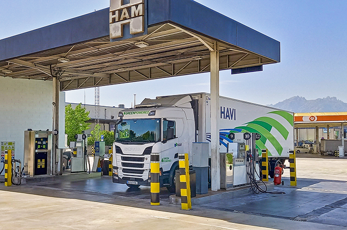 HAVI’s gas-powered Scania trucks will use biogas supplied by HAM