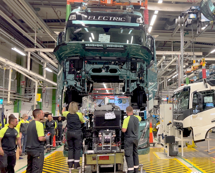 Fábrica de camiones eléctricos de Volvo Trucks
