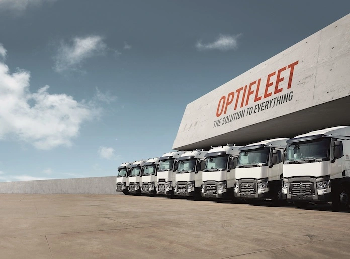 Camiones Renault Trucks con sistema de gestión de flotas propio Optifleet.