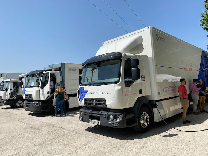 Renault Trucks Truck Center Madrid oferta el alquiler gama eléctrica